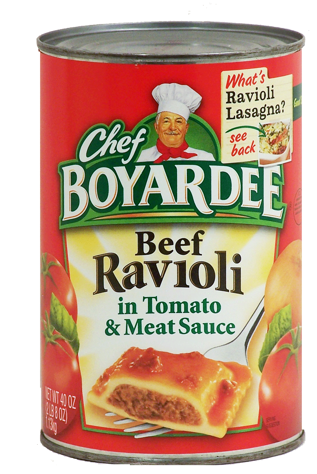 Chef Boyardee&nbsp;Beef Ravioli&nbsp;In Tomato & Meat Sauce Full-Size Picture